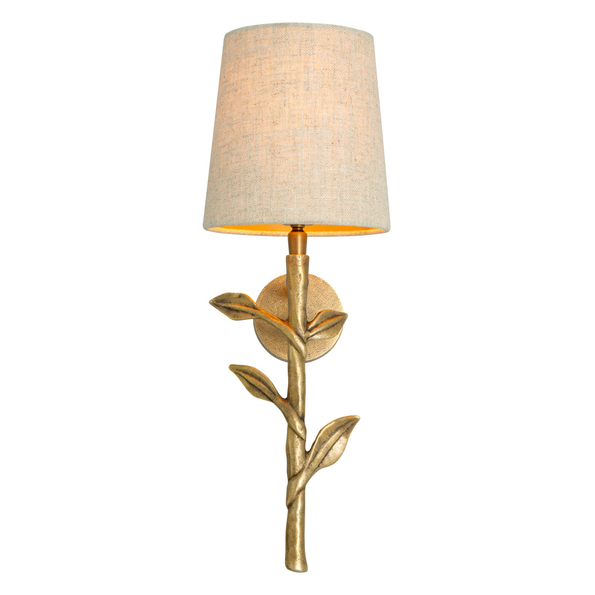 Linen Shade Wall Lamp Farini | Cabothousefurniture.com