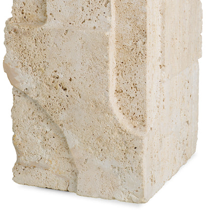 Travertine Table Lamp Mazzini | Cabothousefurniture.com