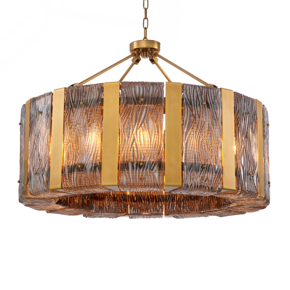 Smoke Glass Chandelier Elysian | Cabothousefurniture.com