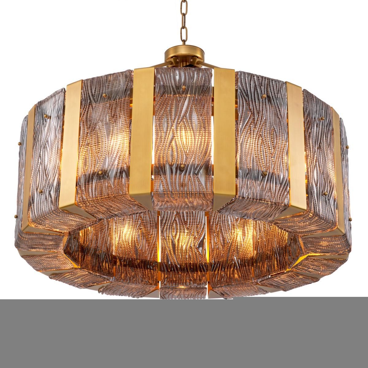 Smoke Glass Chandelier Elysian | Cabothousefurniture.com