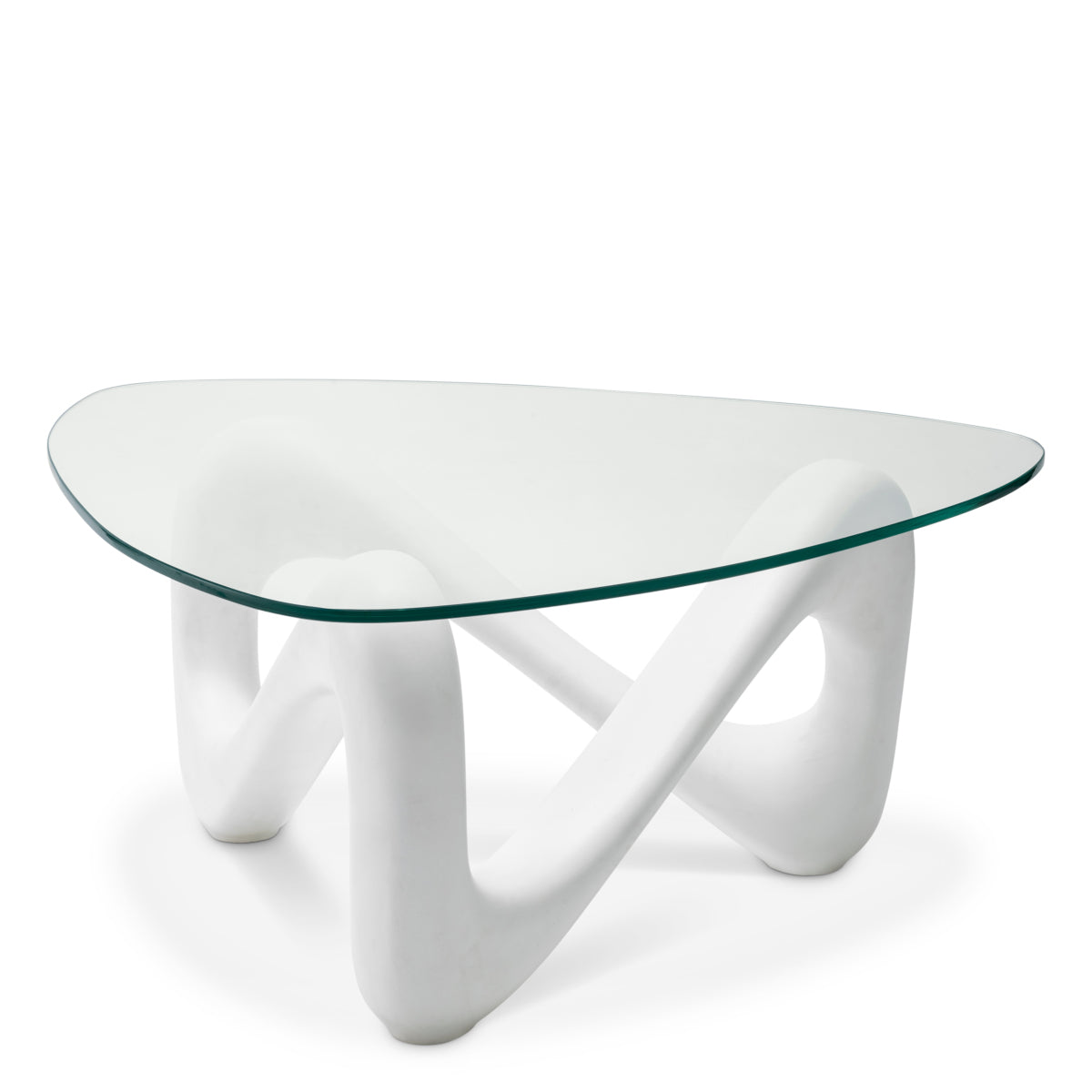 Off-White Sculptural Coffee Table Aventura | Cabothousefurniture.com