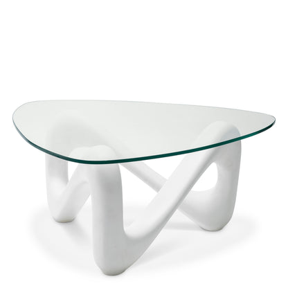 Off-White Sculptural Coffee Table Aventura | Cabothousefurniture.com
