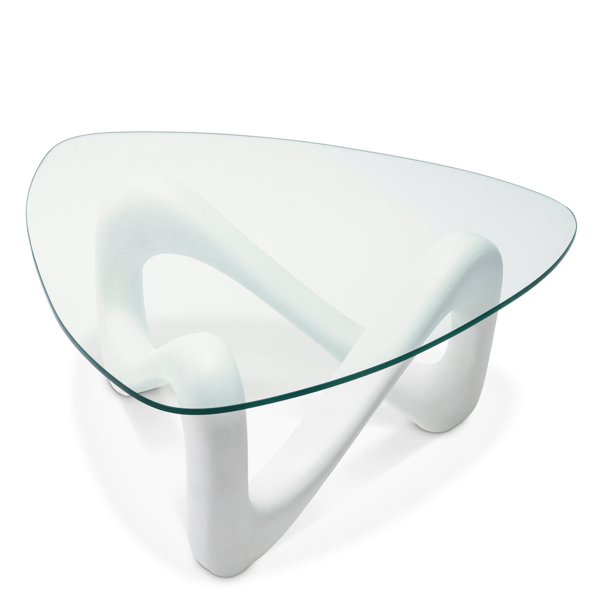 Off-White Sculptural Coffee Table Aventura | Cabothousefurniture.com