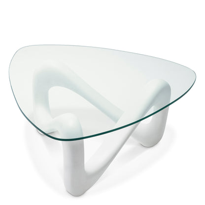 Off-White Sculptural Coffee Table Aventura | Cabothousefurniture.com