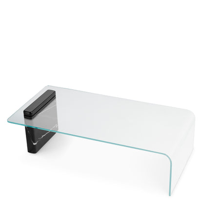 Clear Glass Coffee Table Stonecrest | Cabothousefurniture.com