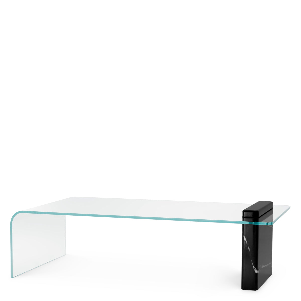 Clear Glass Coffee Table Stonecrest | Cabothousefurniture.com