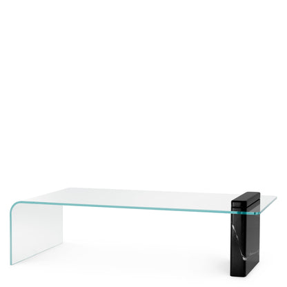 Clear Glass Coffee Table Stonecrest | Cabothousefurniture.com