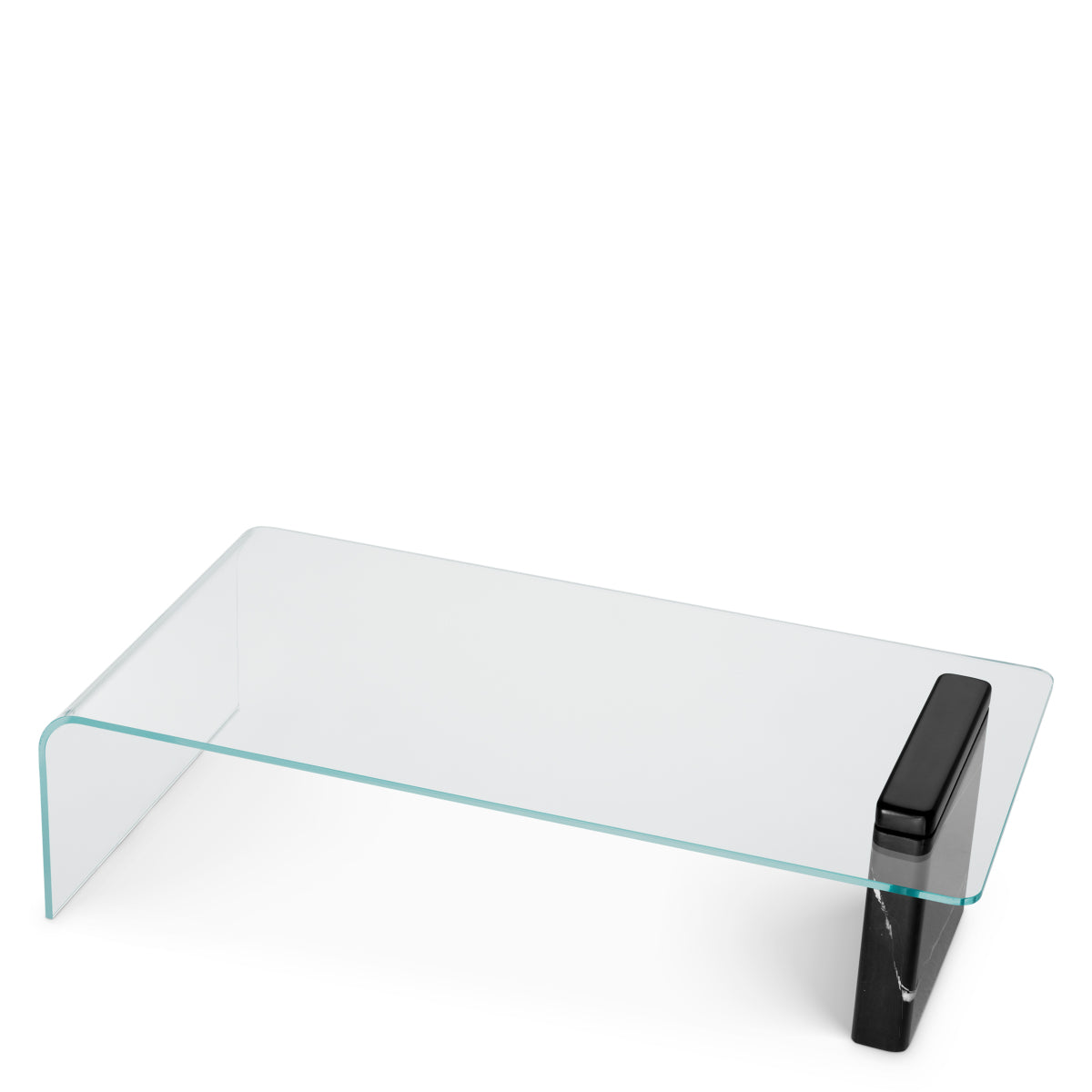 Clear Glass Coffee Table Stonecrest | Cabothousefurniture.com