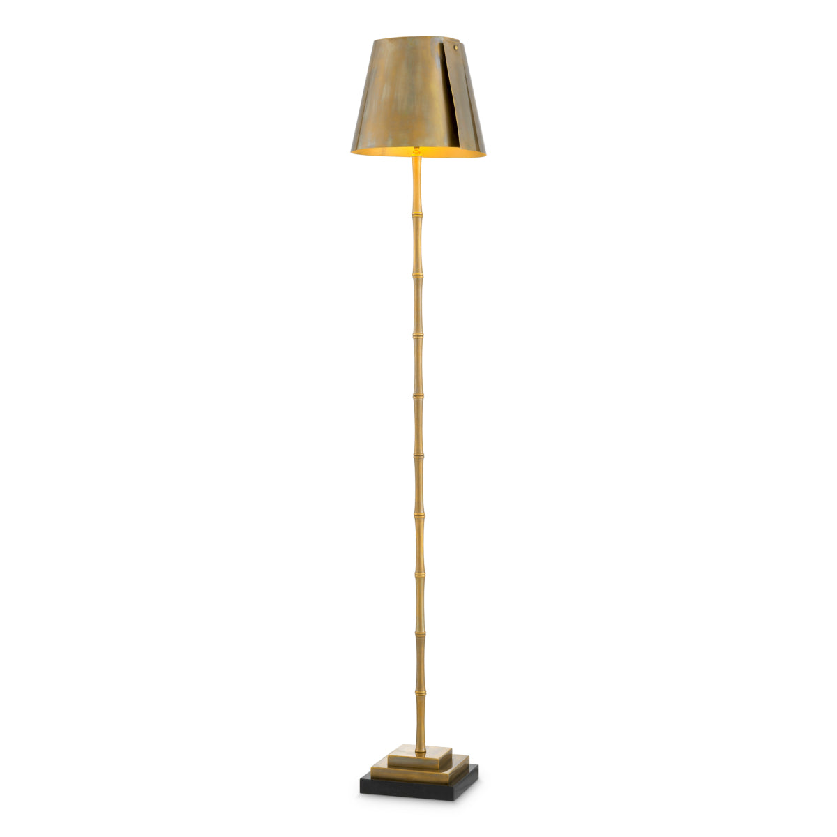 Gold Shade Floor Lamp Seraphina | Cabothousefurniture.com