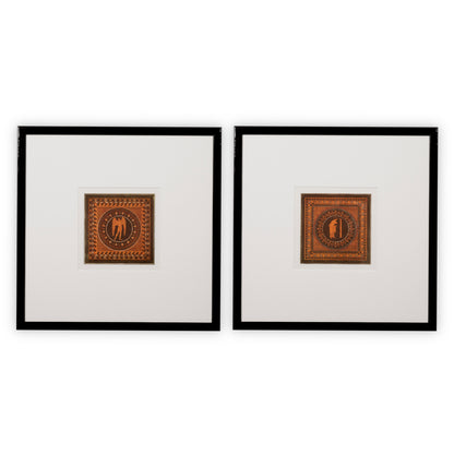 Classic Art Prints (2) Antique Vases | Cabothousefurniture.com