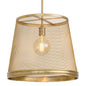 Brass Mesh Pendant Colindale | Cabothousefurniture.com