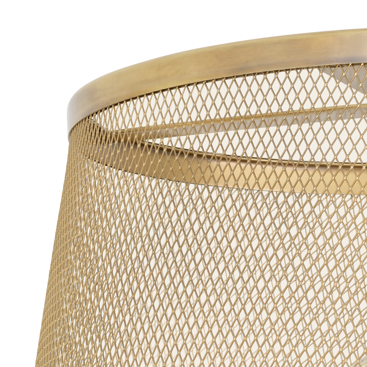 Brass Mesh Pendant Colindale | Cabothousefurniture.com