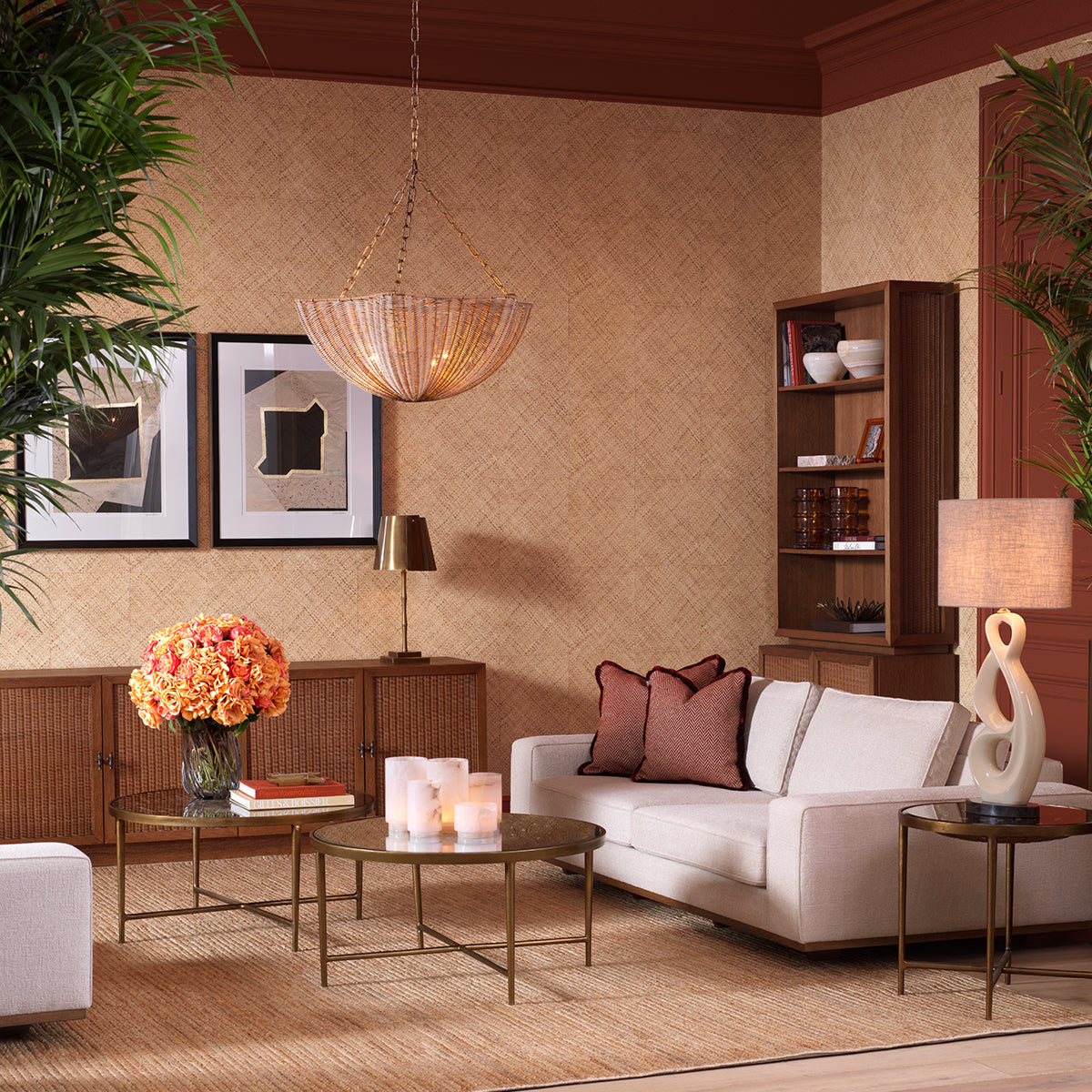 Gold Shade Table Lamp Seraphina | Cabothousefurniture.com