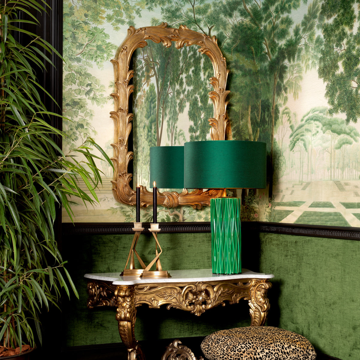 Antique Gold Leaf Mirror Gavin | Cabothousefurniture.com