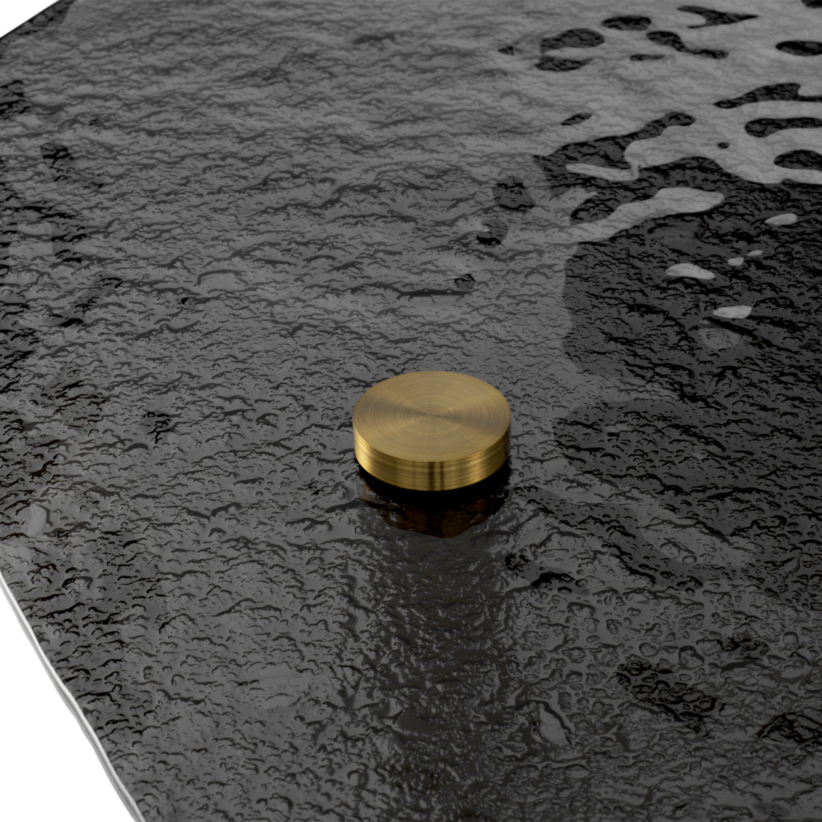 Black Glass Coffee Table Cortes | Cabothousefurniture.com