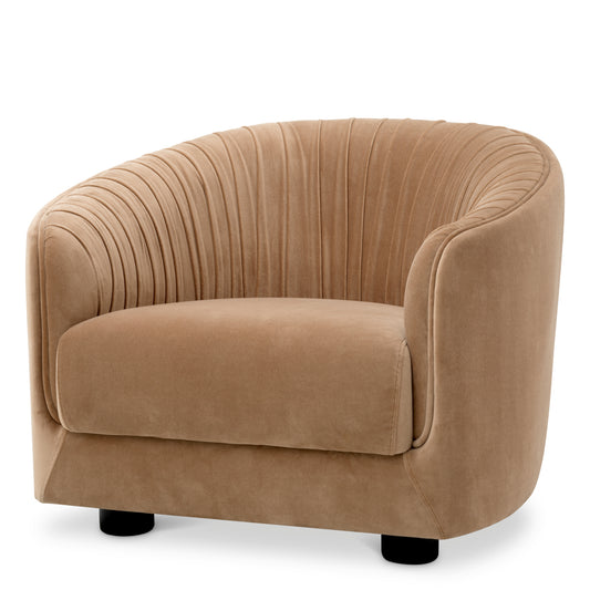 Pleated Lounge Chair Jameson | Cabothousefurniture.com