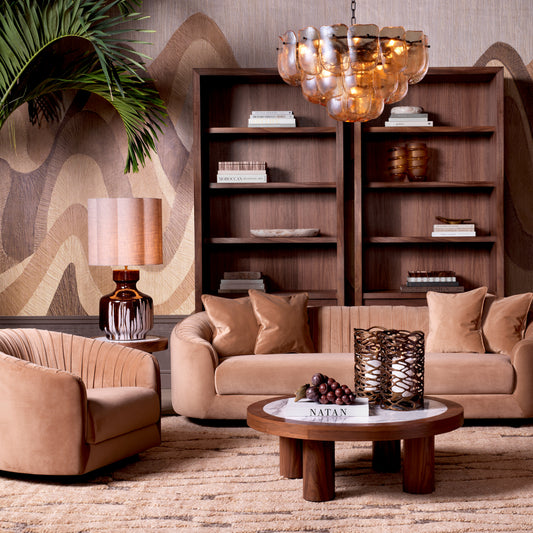 Pleated Lounge Chair Jameson | Cabothousefurniture.com