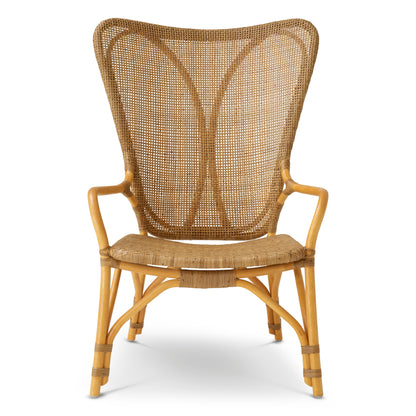 High-Back Rattan Lounge Chair Colony | Cabothousefurniture.com
