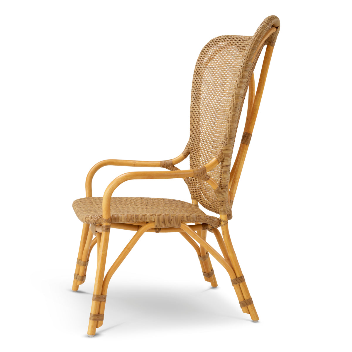 High-Back Rattan Lounge Chair Colony | Cabothousefurniture.com