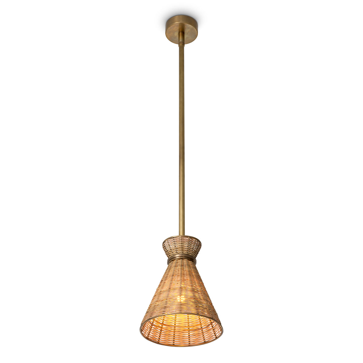 Rattan Pendant Light Kon Tiki | Cabothousefurniture.com