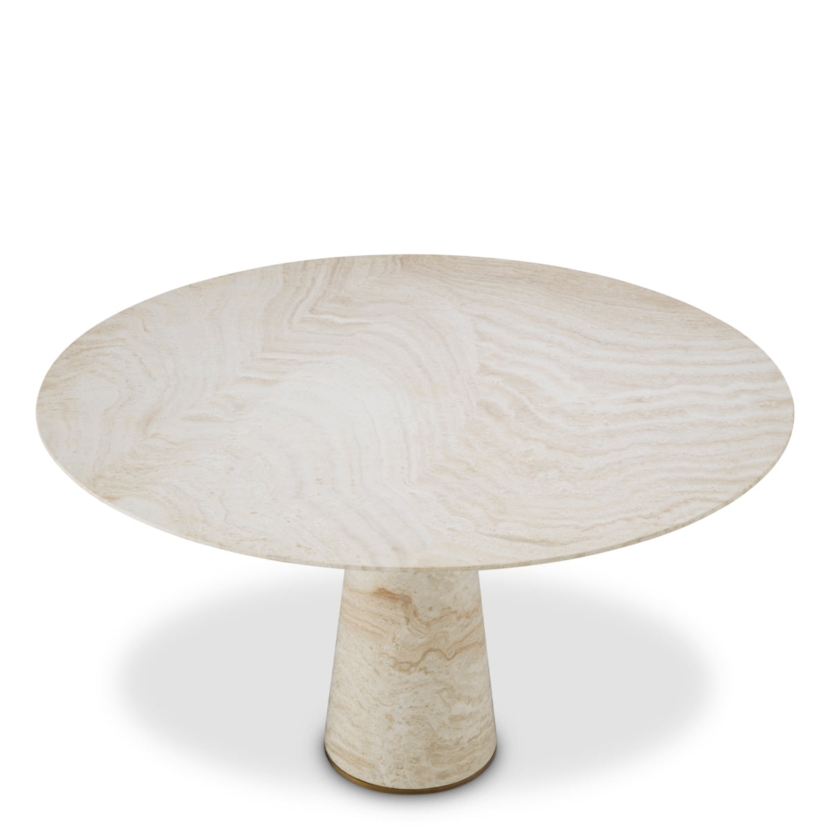 Travertine Dining Table Genova | Cabothousefurniture.com