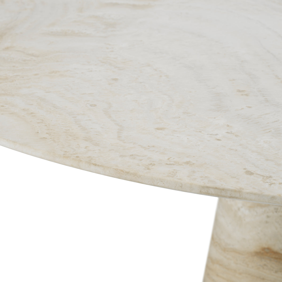 Travertine Dining Table Genova | Cabothousefurniture.com