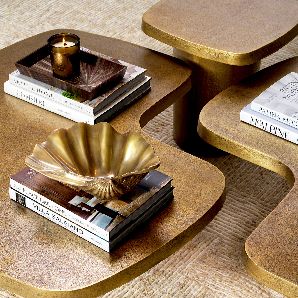 Brass Shell Decor Object Amandine