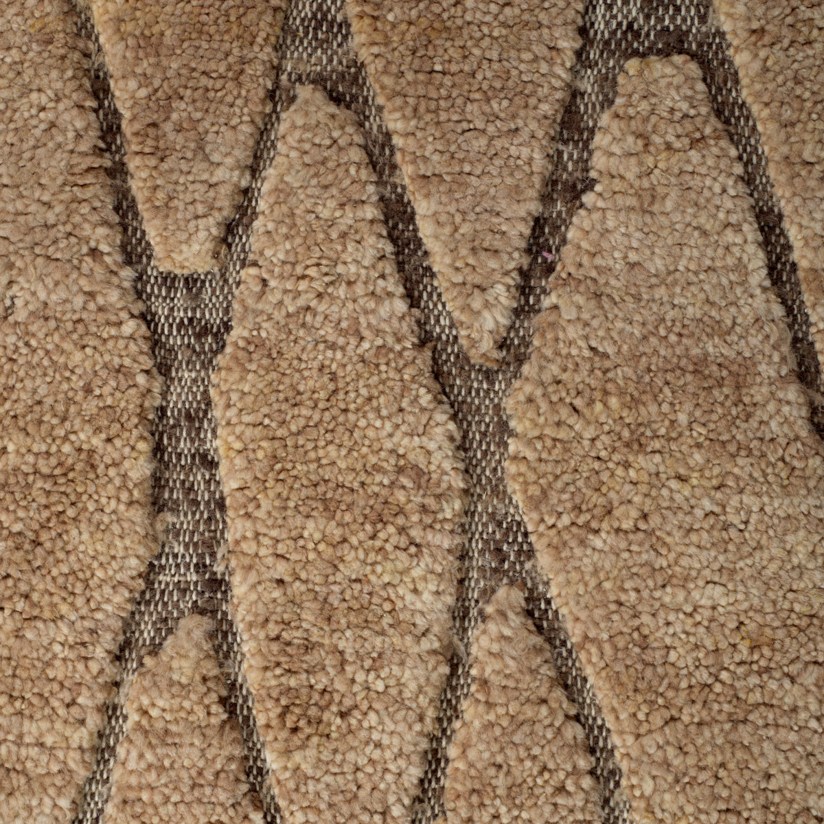 Brown Wool Carpet Coralie | Cabothousefurniture.com