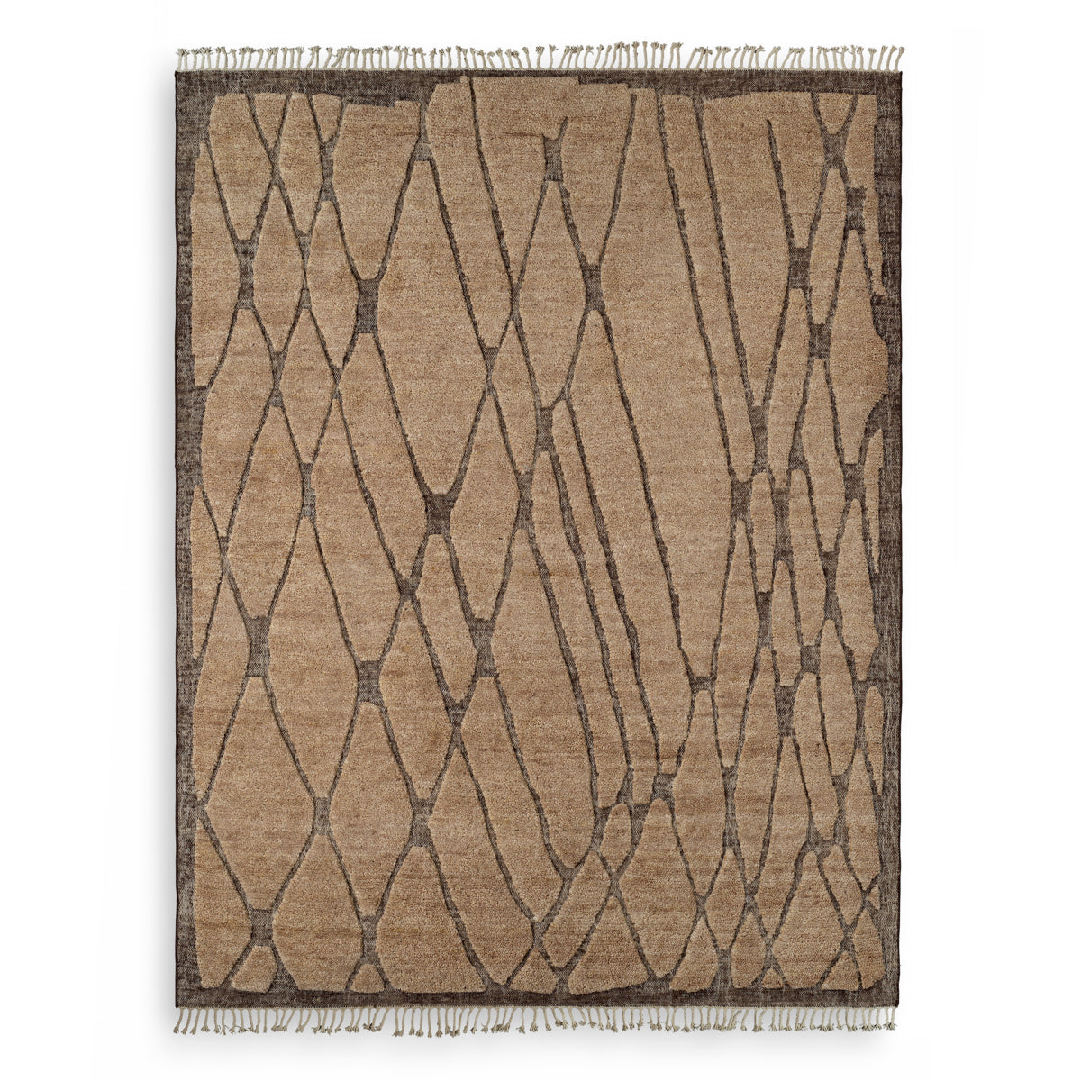 Brown Wool Carpet Coralie | Cabothousefurniture.com