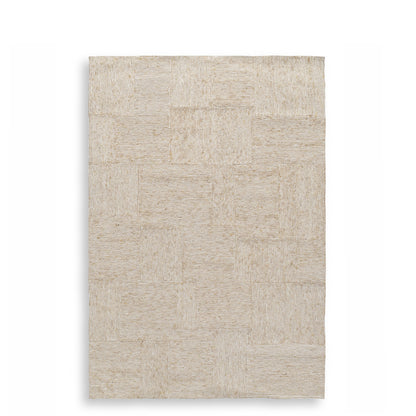 Ivory Wool Weave Carpet Antoine | Cabothousefurniture.com