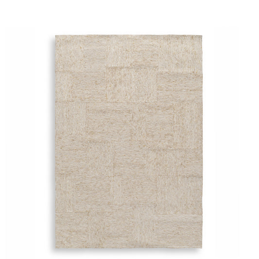 Ivory Wool Weave Carpet Antoine | Cabothousefurniture.com