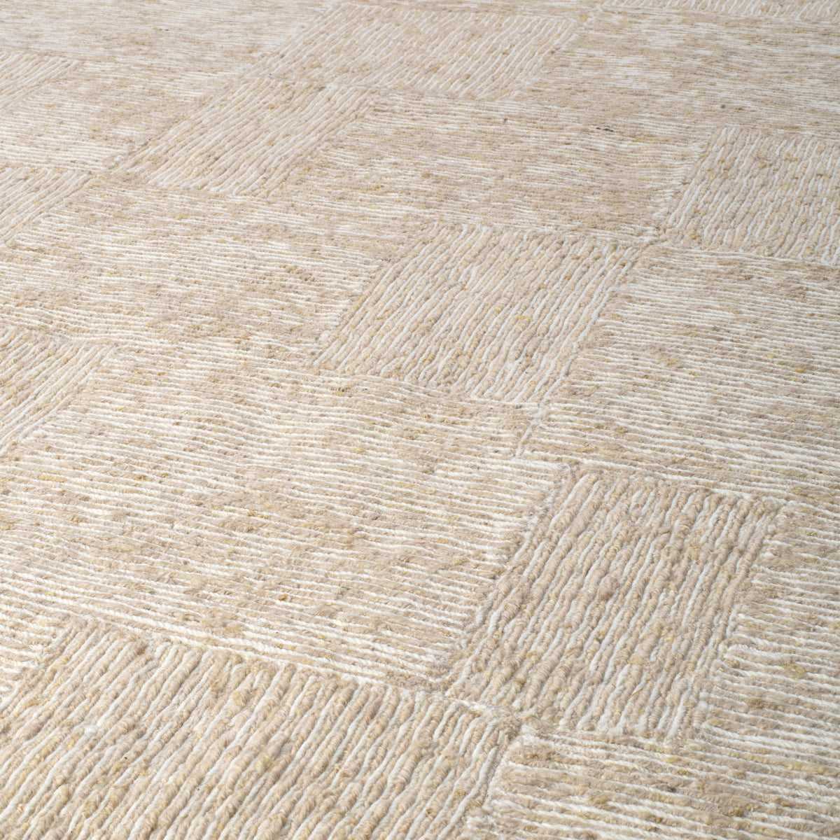 Ivory Wool Weave Carpet Antoine | Cabothousefurniture.com