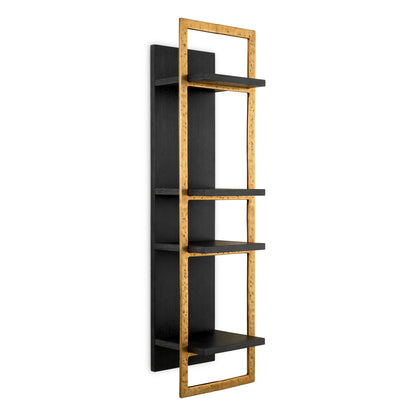 Black Oak Wall Cabinet Belcanto | Cabothousefurniture.com