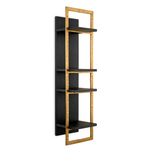 Black Oak Wall Cabinet Belcanto | Cabothousefurniture.com