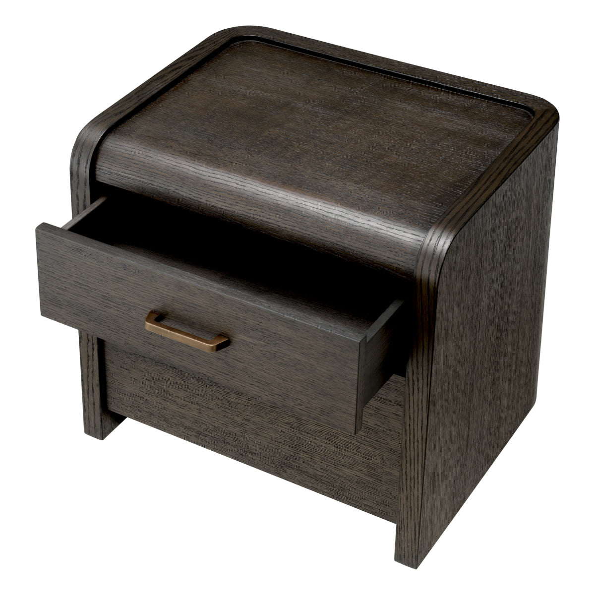 Oak 2-Drawer Nightstand Joane