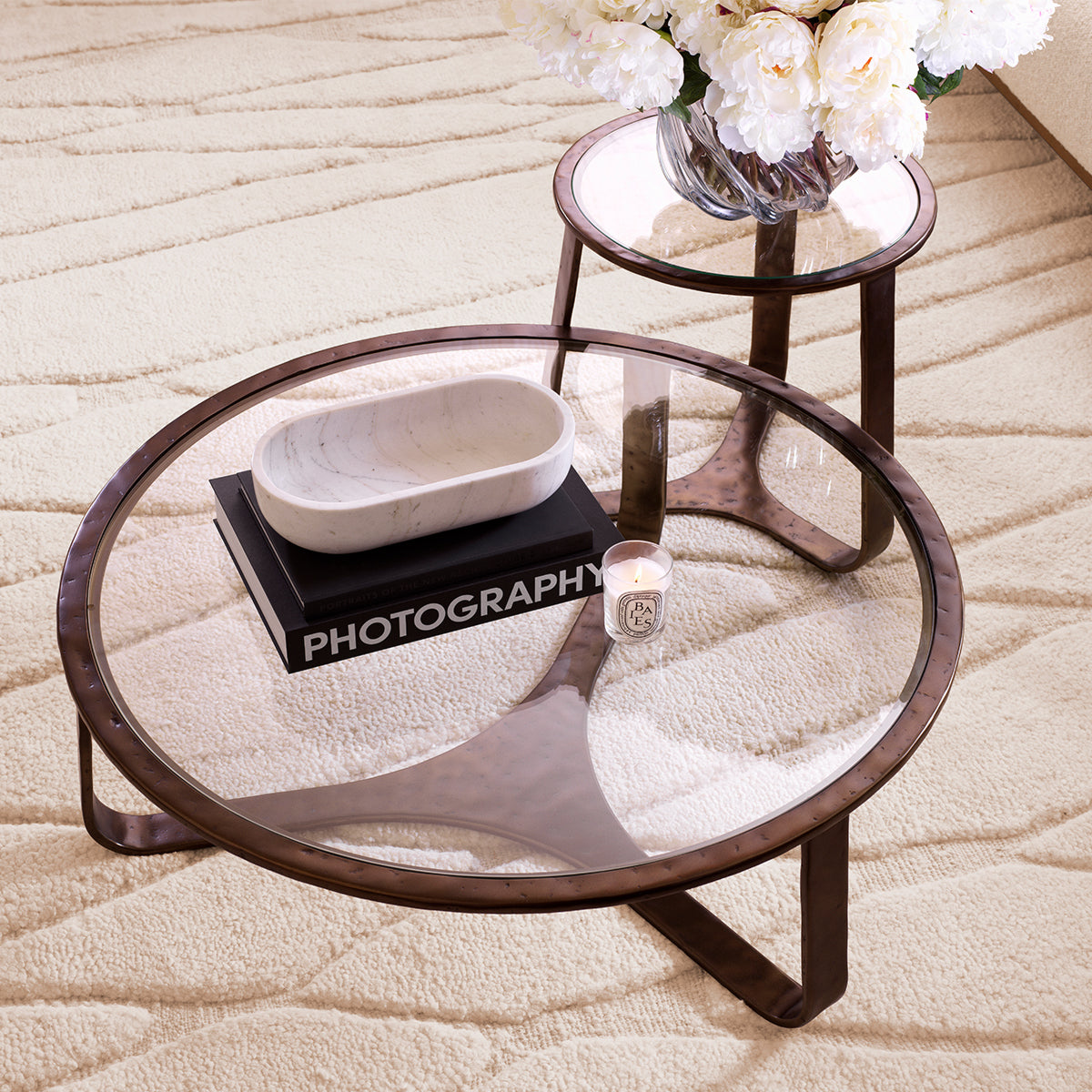 Ivory Wool Carpet Coralie | Cabothousefurniture.com