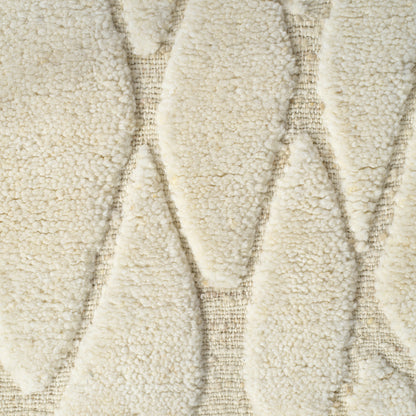 Ivory Wool Carpet Coralie | Cabothousefurniture.com