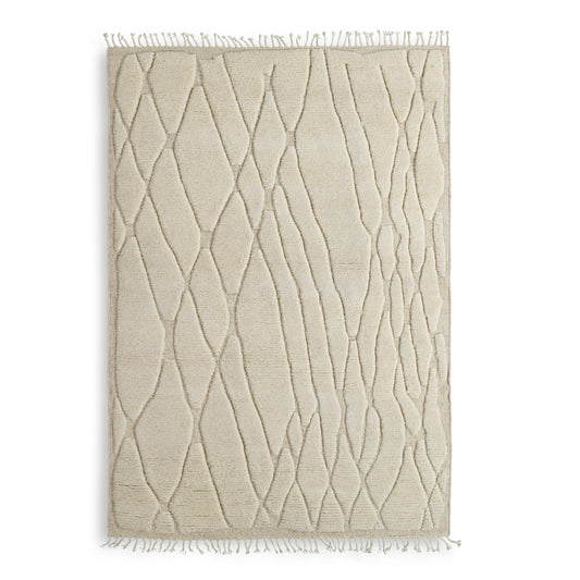Ivory Wool Carpet Coralie