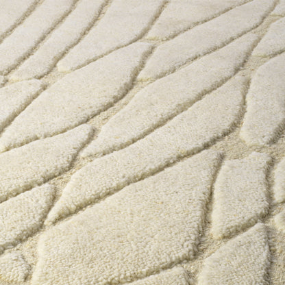 Ivory Wool Carpet Coralie | Cabothousefurniture.com