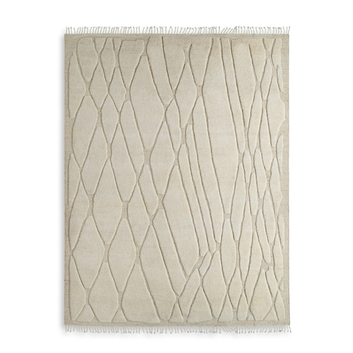 Ivory Wool Carpet Coralie | Cabothousefurniture.com
