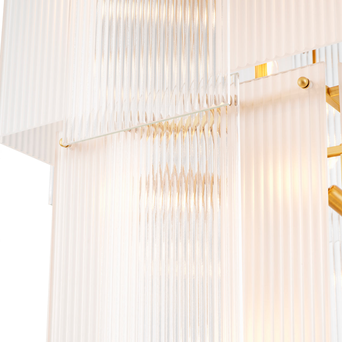 Frosted Glass Tiered Chandelier Giardano | Cabothousefurniture.com