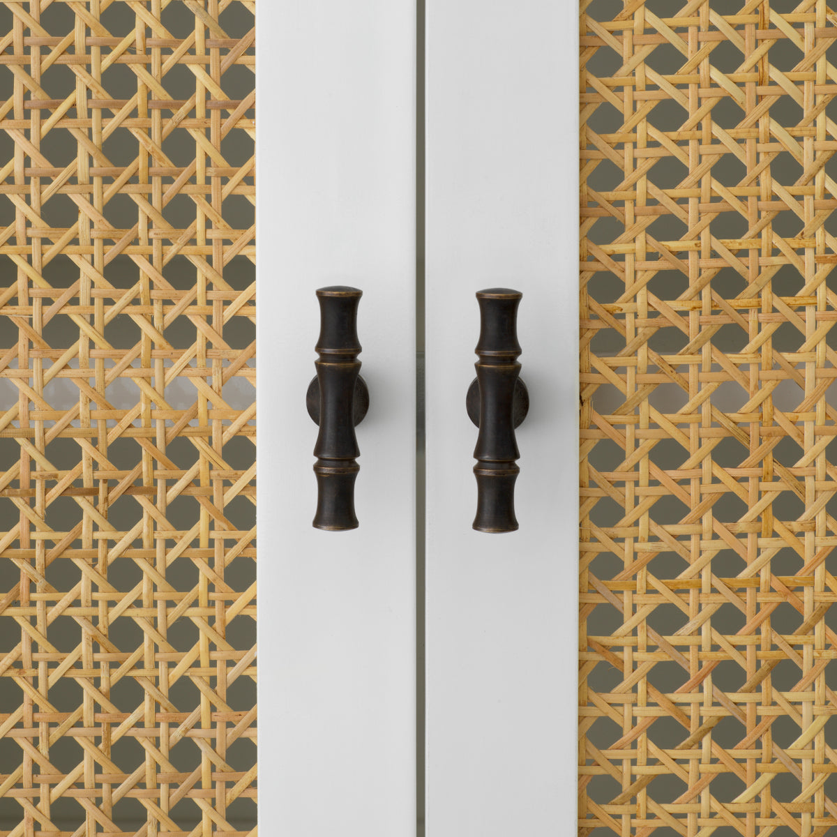 Natural Cane 4-Door Dresser Bahamas | Cabothousefurniture.com