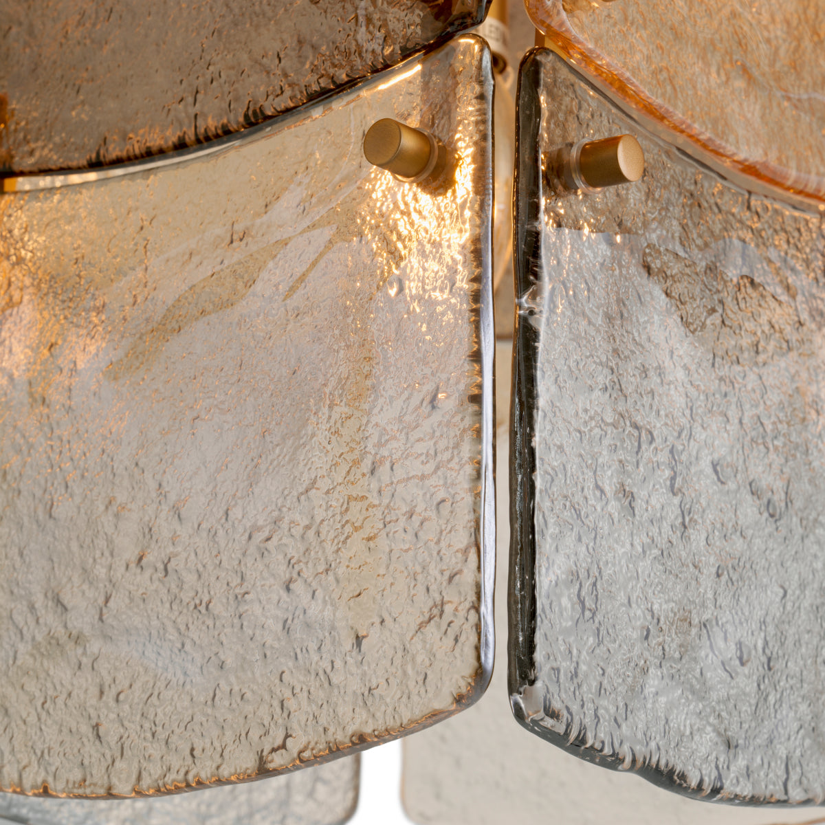 Glass Tiered Chandelier Laurent | Cabothousefurniture.com