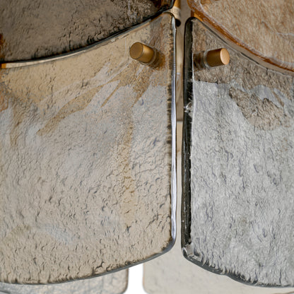 Glass Tiered Chandelier Laurent | Cabothousefurniture.com