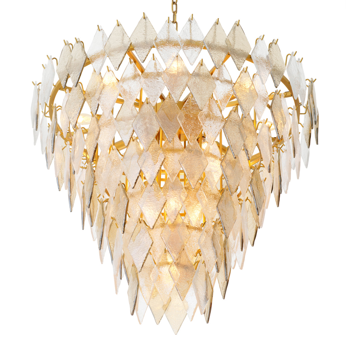 Geometric Glass Chandelier Rhombus | Cabothousefurniture.com