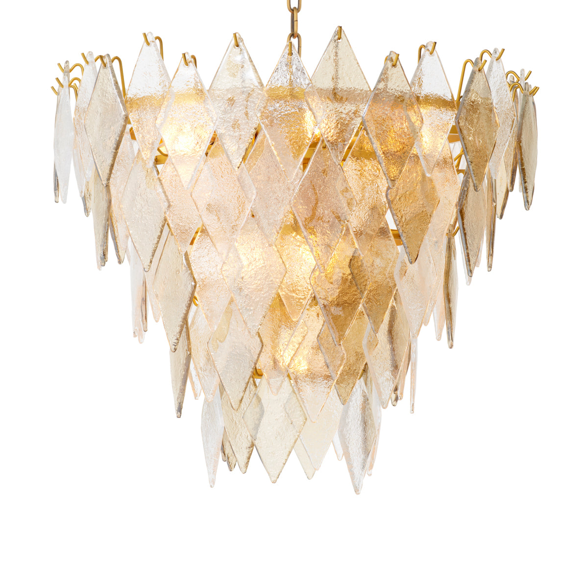 Geometric Glass Chandelier Rhombus | Cabothousefurniture.com