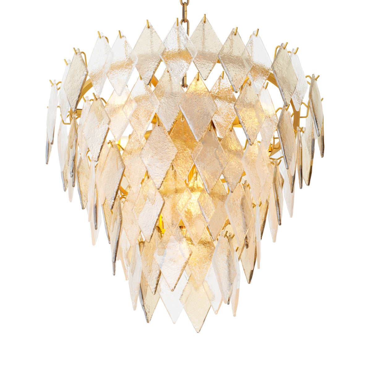 Geometric Glass Chandelier Rhombus | Cabothousefurniture.com