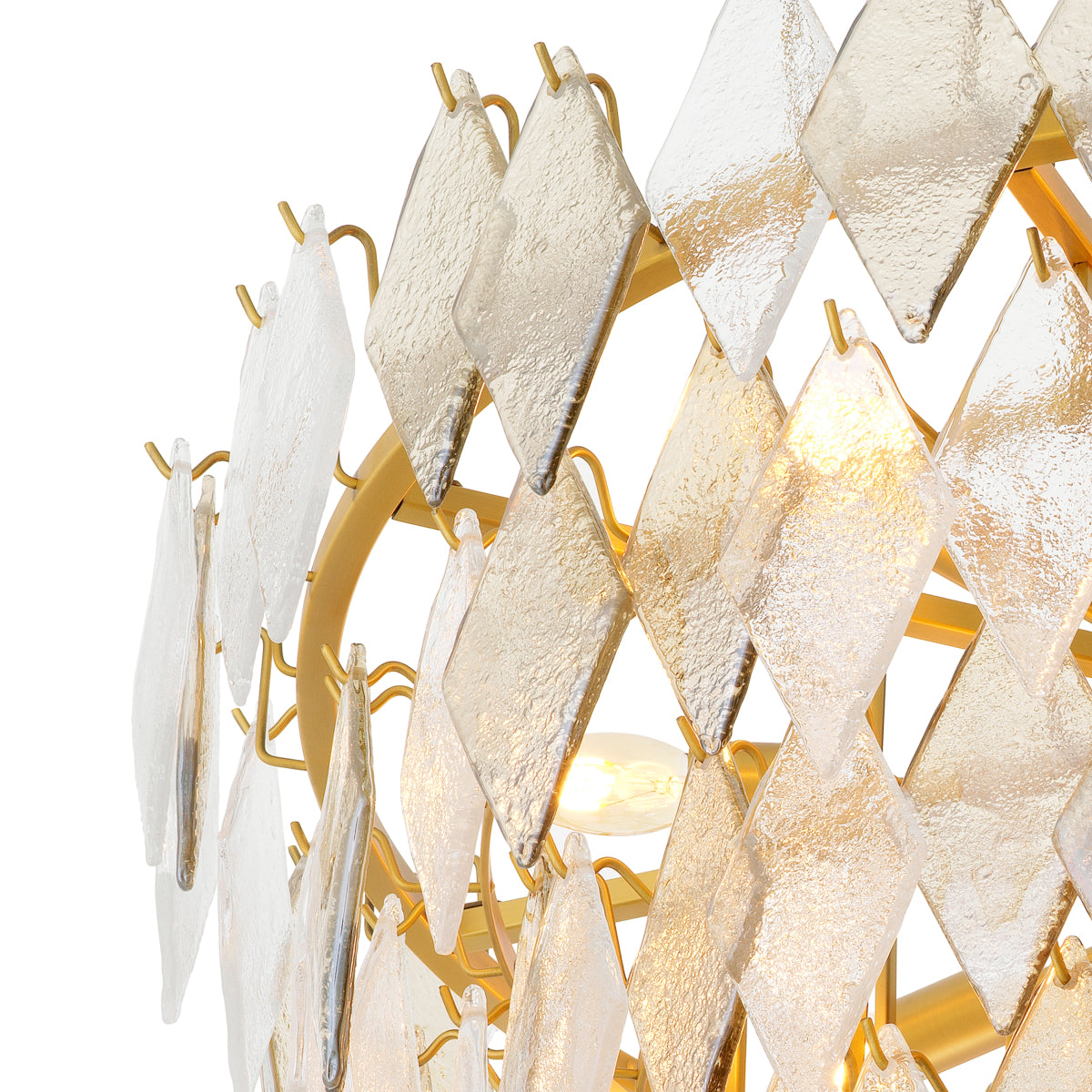 Geometric Glass Chandelier Rhombus | Cabothousefurniture.com