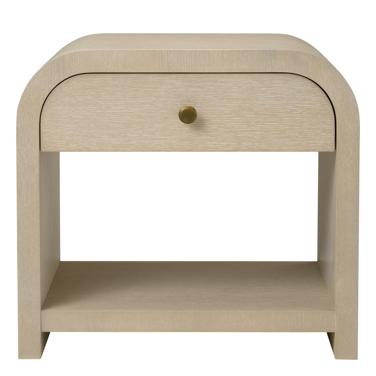 Oak Veneer Nightstand Rhodes