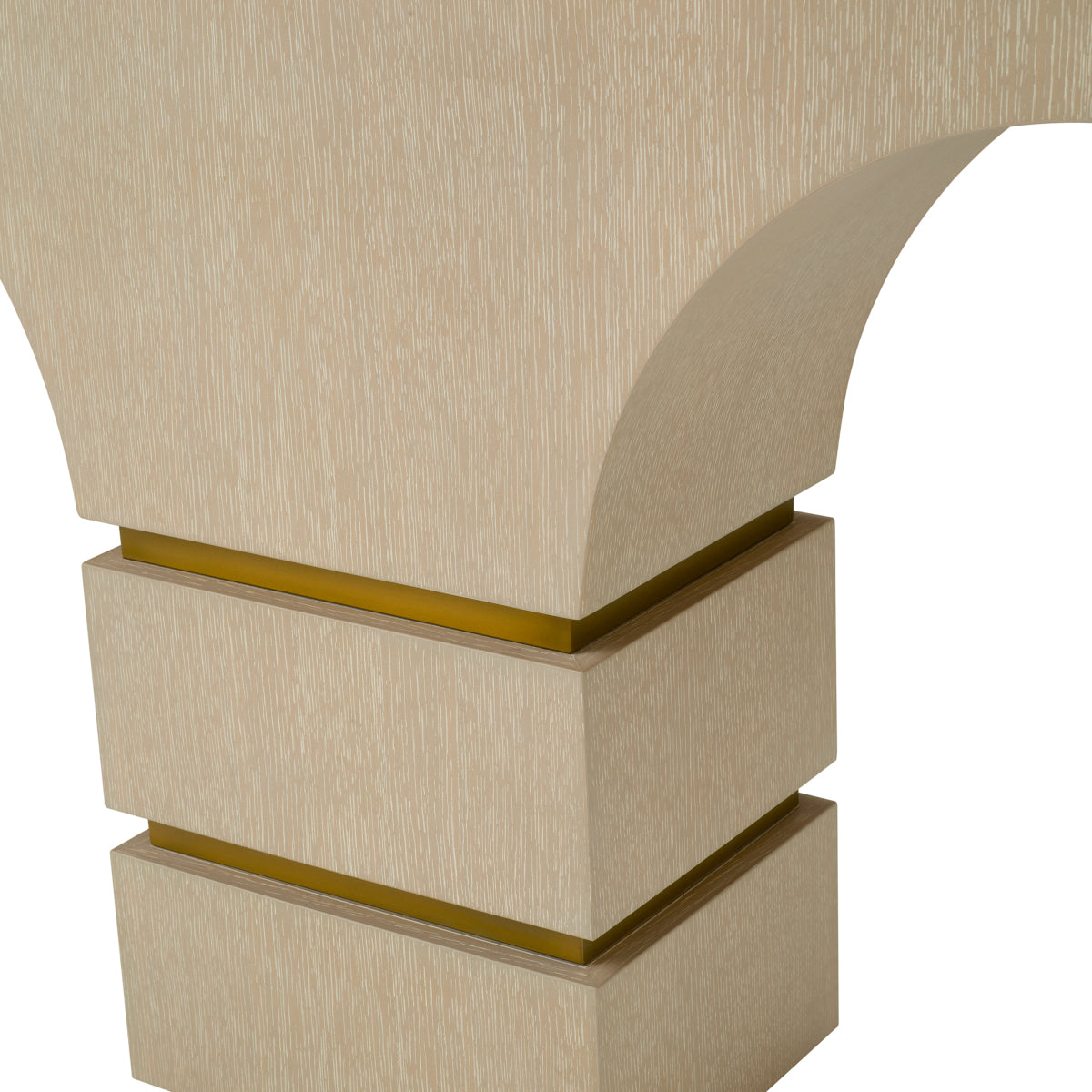 Oak Veneer Console Table Thaddeus
